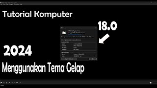 Tutorial Cara Mengganti Media Player Classic MPCHC Theme Gelap [upl. by Notaes]