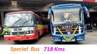 Decorated Special Bus  KSRTC MSRTC APSRTC NWKRTC KKRTC BMTC Buses  Bengaluru [upl. by Anabal135]