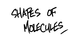 AQA ALevel Chemistry  Shapes of Molecules [upl. by Phip851]