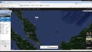Flightradar24で見るマレーシア航空370便墜落事故 [upl. by Shriver249]