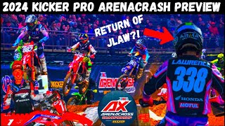 JLaw Returns 2 Strokes amp More  2024 Kicker Arenacross Series Preview Pro ArenaCrash [upl. by Sokcin]