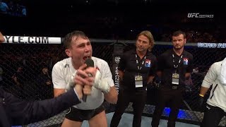 Fight Night Liverpool Darren Till Octagon Interview [upl. by Lichter]