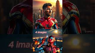 Messi and SpiderMan The Superheroes of the Field mavel shortvideo spiderman avangers shorts [upl. by Eidaj]