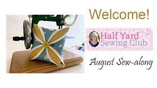 Debbie Shores Half Yard Sewing Club monthly live stream [upl. by Nylia288]