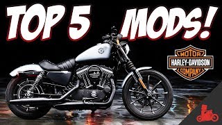 TOP 5 HarleyDavidson Sportster Modifications [upl. by Nahsab]