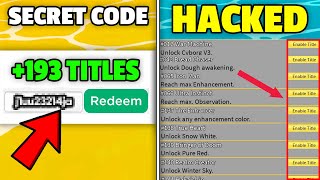 How To Get EVERY Title In Blox Fruits 193 Titles [upl. by Hanselka]