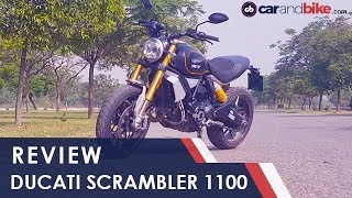 Ducati Scrambler 1100 Review  NDTV carandbike [upl. by Macknair]