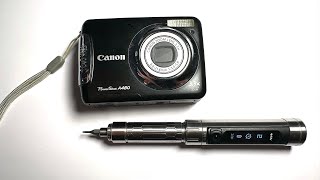 Canon PowerShot A480 digital camera cannot be turned on fix [upl. by Avera]