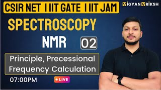 Spectrocopy  02 Principle Precessional Frequency Calculation csirnet jam iitgate [upl. by Aratas]