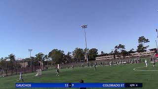 UCSB Lacrosse vs Colorado State Live [upl. by Viola993]