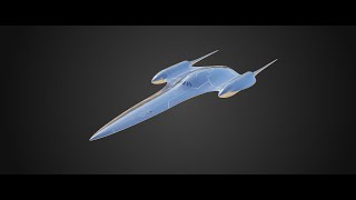 FREE Star Wars 3D Asset  Royal Naboo Cruiser Jtype 327 Nubian Rendered in Blender 29 [upl. by Eads]