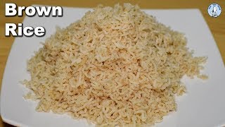 How to Cook Brown Rice  Perfect Brown Rice Recipe  Life with Amna [upl. by Ridley]