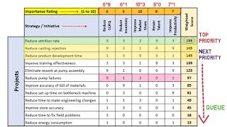 Prioritization Matrix Essential Management and Planning tool [upl. by Sacks92]