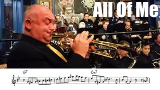 James Morrison  All Of Me Transcription Trumpet Solo Bb [upl. by Zabrina]