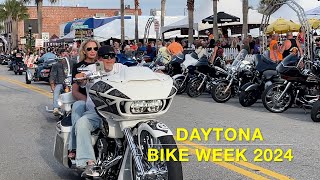 Bike Week 2024 Main St Friday and Friday night at Froggys [upl. by Yehus]