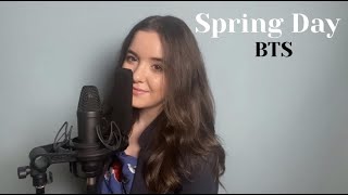 Spring Day  BTS 방탄소년단  Aubrey Miller VOCAL Cover [upl. by Malvina]