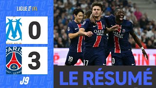 Marseille  PSG  03  Le Résumé  Ligue 1 202425 [upl. by Oidacra]