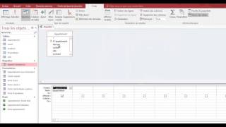 Microsoft Access 2016 05  Créer des requêtes [upl. by Erreip]