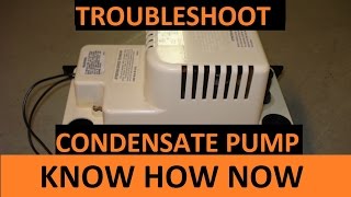 How to Troubleshoot a Condensate Pump [upl. by Micco552]