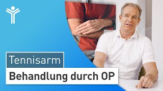 Tennisarm OP Beschwerdefrei durch Operation des Tennisellenbogen [upl. by Yekcaj]