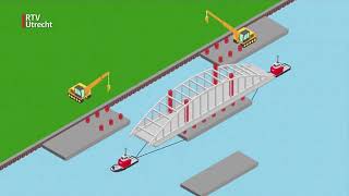 Geen weg meer terug boogbrug Vianen gaat nu echt verdwijnen RTV Utrecht [upl. by Ahsed227]