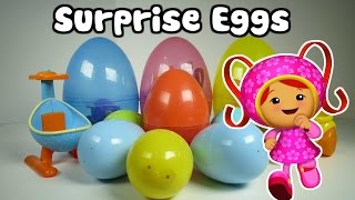 TEAM UMIZOOMI Surprise Eggs With UmiCar And UmiPlane [upl. by Ztnaj]