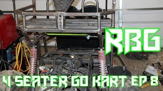 4 Seater Go Kart Build Ep 8 Shock Mounts [upl. by Yasmar]