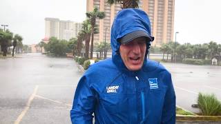 Wear the rain jacket the pros at The Weather Channel® wear  Lands End [upl. by Derfiniw]