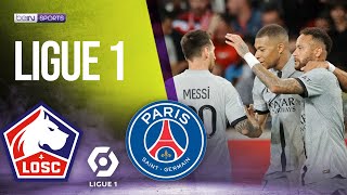 Lille vs PSG  LIGUE 1 HIGHLIGHTS  08212022  beIN SPORTS USA [upl. by Aglo]