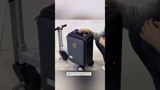 Smart Travel Airwheel SE3S at the Airport – Unfold and Ride [upl. by Melac]