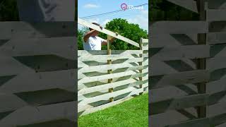 WHITE WOODEN FENCE DIY [upl. by Eeleimaj]