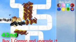 Bloons Tower Defense 2 Easy  Rounds 150 Video Tutorial [upl. by Yetnruoc]