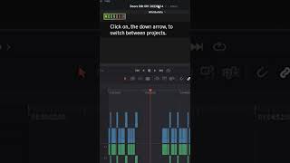 Open multiple projects in DaVinci Resolve How to [upl. by Adnomar]