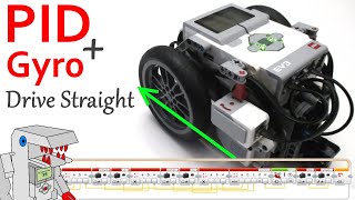 EV3 Gyro Sensor  PID Algorithm  Extremely Accurate Drive Straight Program [upl. by Sidalg]