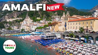 Amalfi amp Atrani Italy Walking Tour  4K 60fps with Captions NEW [upl. by Nolat873]