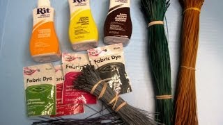 How to dye pine needles  Featuring Miriam Joy [upl. by Atnima]