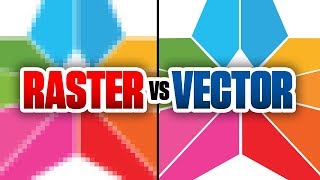 Raster Bitmap vs Vector Graphics [upl. by Rad476]