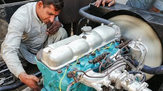 Engine restoration Diesel engine cleaning and How to diesel engine restoration Toyota [upl. by Filemon]