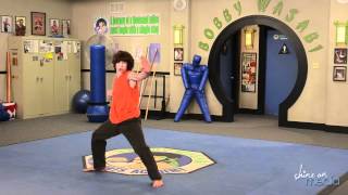 Leo Howard Karate Demonstration on Set [upl. by Sinaj]