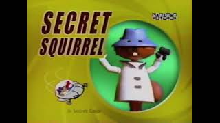 Boomerang Secret Squirrel Push Puppet Bumper Different Instrumental 2000 [upl. by Yrok]