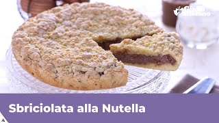 SBRICIOLATA ALLA NUTELLA Ricetta semplice [upl. by Marta644]