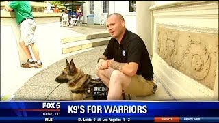 Service dog helps quotsavequot life of war veteran suffering from PTSD [upl. by Ahtaga]