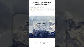 Rotating Flip Effect with Swivel Animation [upl. by Dadelos209]