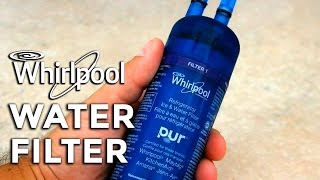 How to change a Whirlpool refrigerator water filter [upl. by Markson]