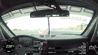 Porsche GT3 Cup Dubai Autodrome Onboard 2022 [upl. by Cull]