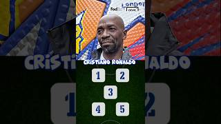 French footballer Makelele blindly ranks Real Madrid legends 👀⚽ efootball football shorts [upl. by Arytas32]