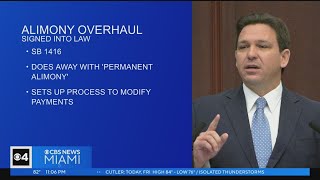 Florida Gov DeSantis signs bill ending permanent alimony [upl. by Spalla458]