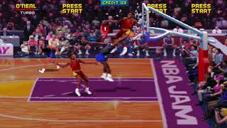 Shaq Breaks Backboard in NBA Jam [upl. by Valma]