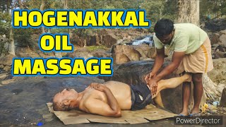 Hogenakkal Oil Massage part20 hogenakkaloilmassage hogenakkalmassageman [upl. by Ozkum227]