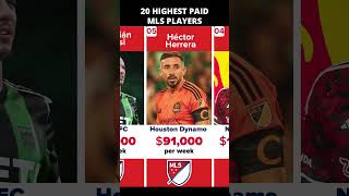 Highest Paid MLS Major Soccer League Players REVEALED PT2 [upl. by Larisa]